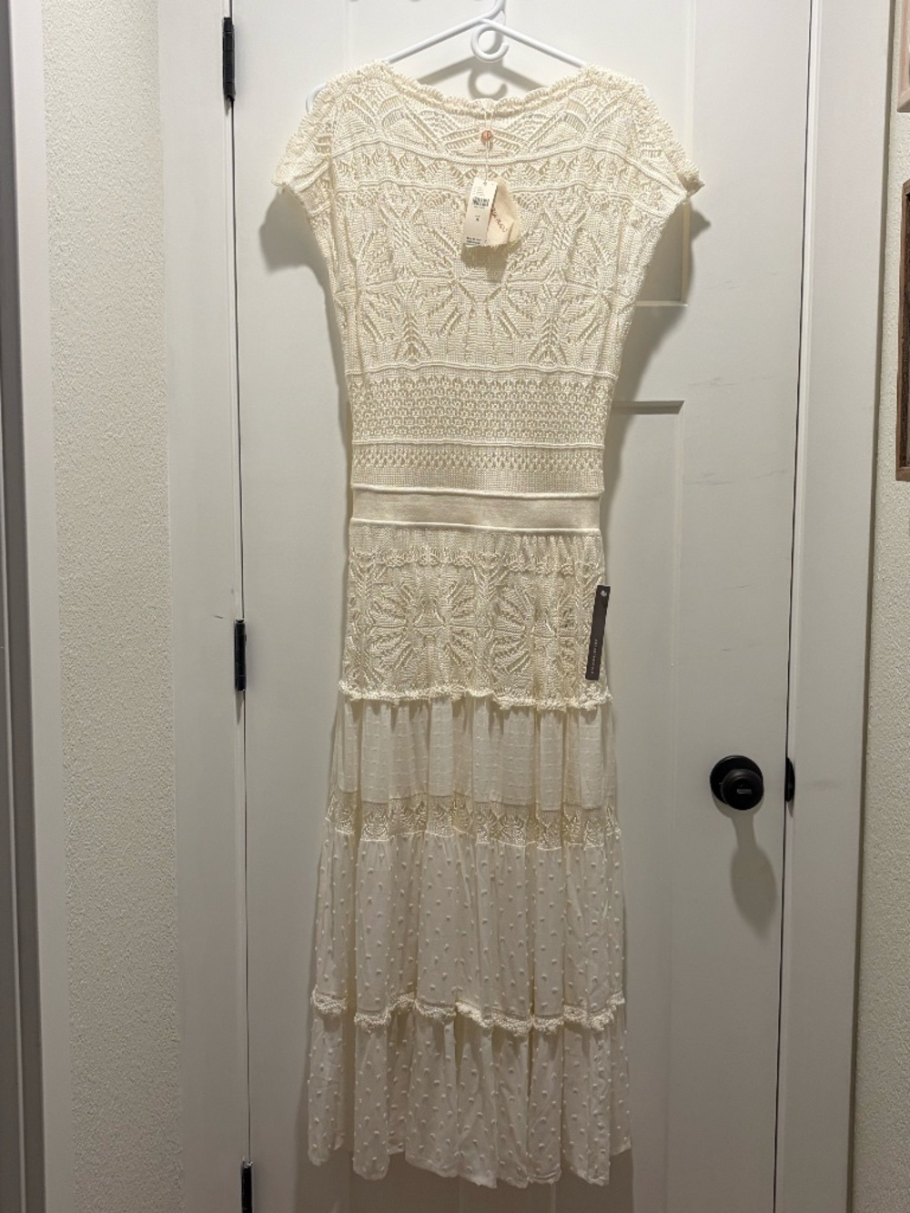 NWT Cecilia Prado Laura Midi Dress In: Off White
